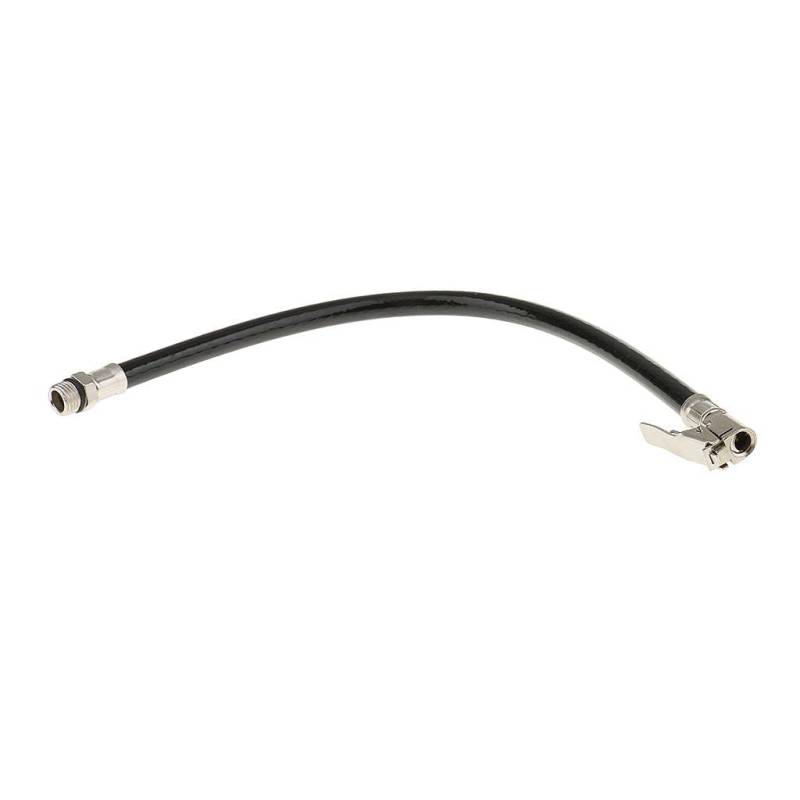 Amagogo Reifenpumpe Auto 1/4 Zoll Gummi Luftschlauch Ventil Blau, Schwarz, 370 mm von Amagogo