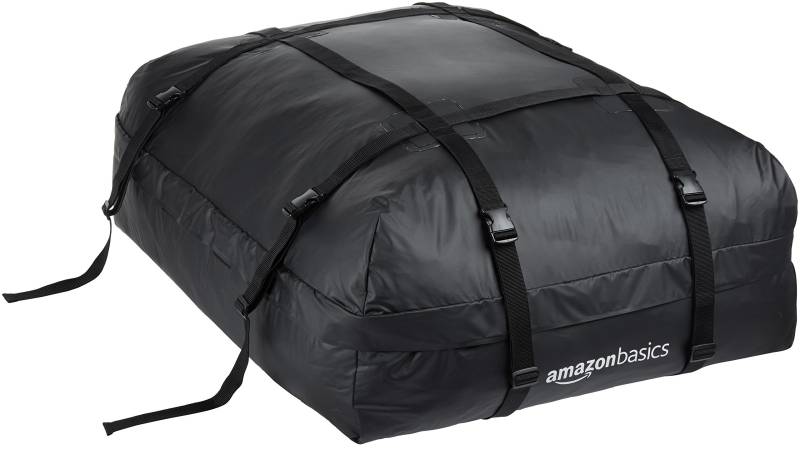 Amazon Basics Dachgepäckträger-Tasche, Schwarz, 425 l von Amazon Basics