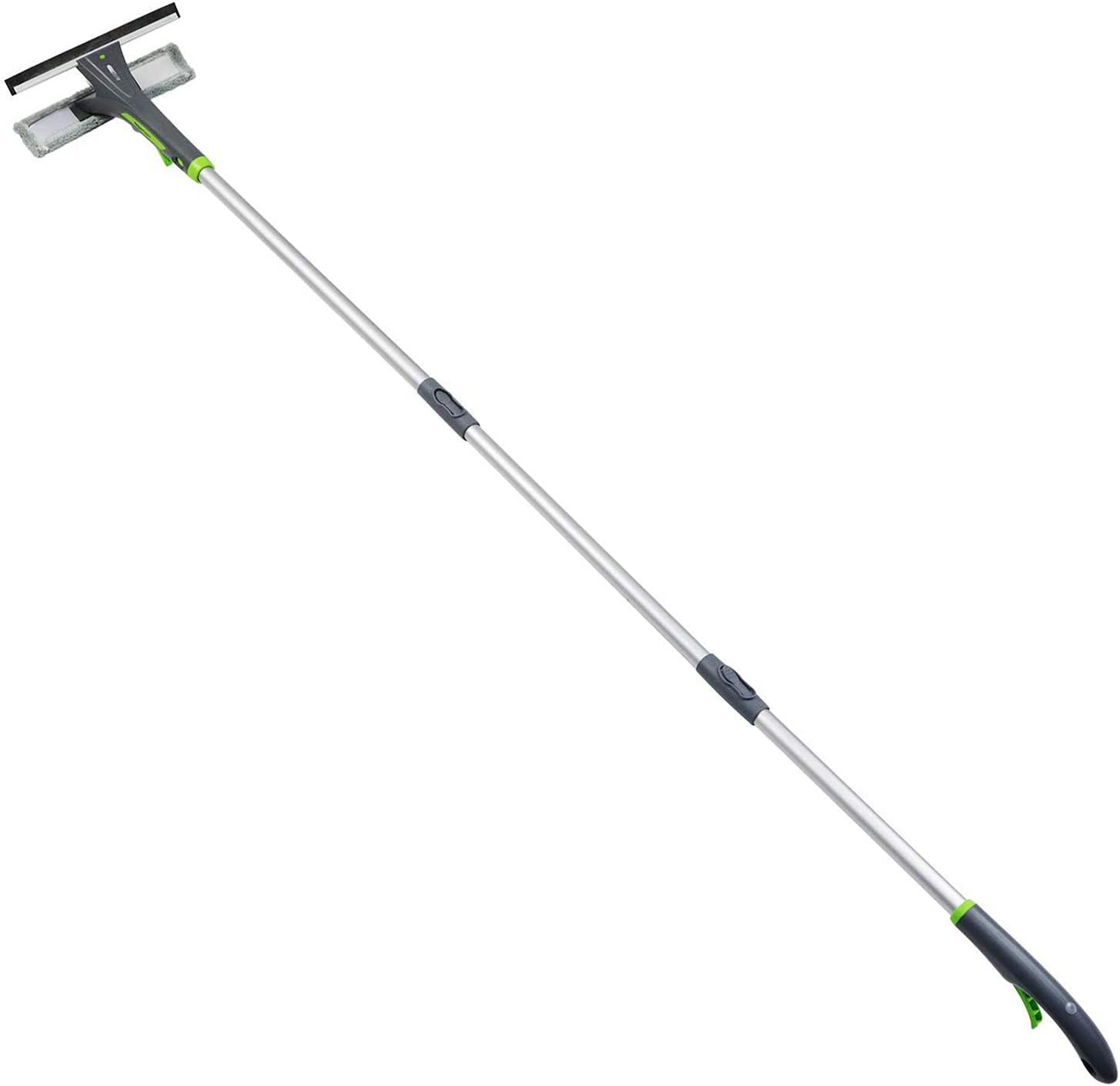 Amazon Basics Fensterabzieher mit Sprühfunktion, ausziehbare Teleskopstange aus Aluminium, 124,5 bis 175,3 cm, Grau Amazon Basics Fensterabzieher mit Sprühfunktion, ausziehbare Teleskopstange aus Aluminium, 124,5 bis 175,3 cm, Grau von Amazon Basics