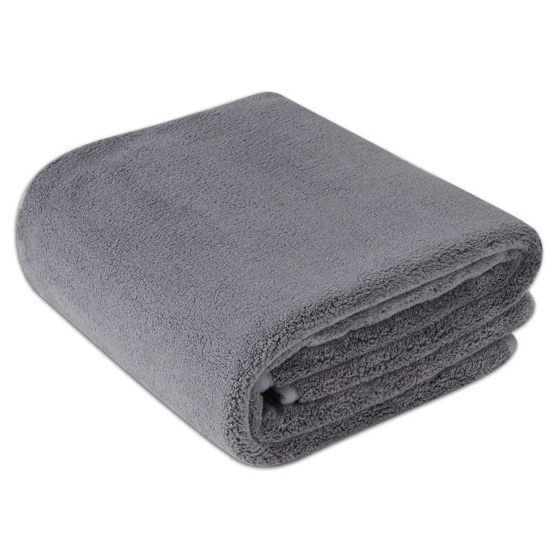 Amazon Basics Mikrofasertücher für Autos, Reinigungstuch, 63.5 x 91.5 cm, grau von Amazon Basics