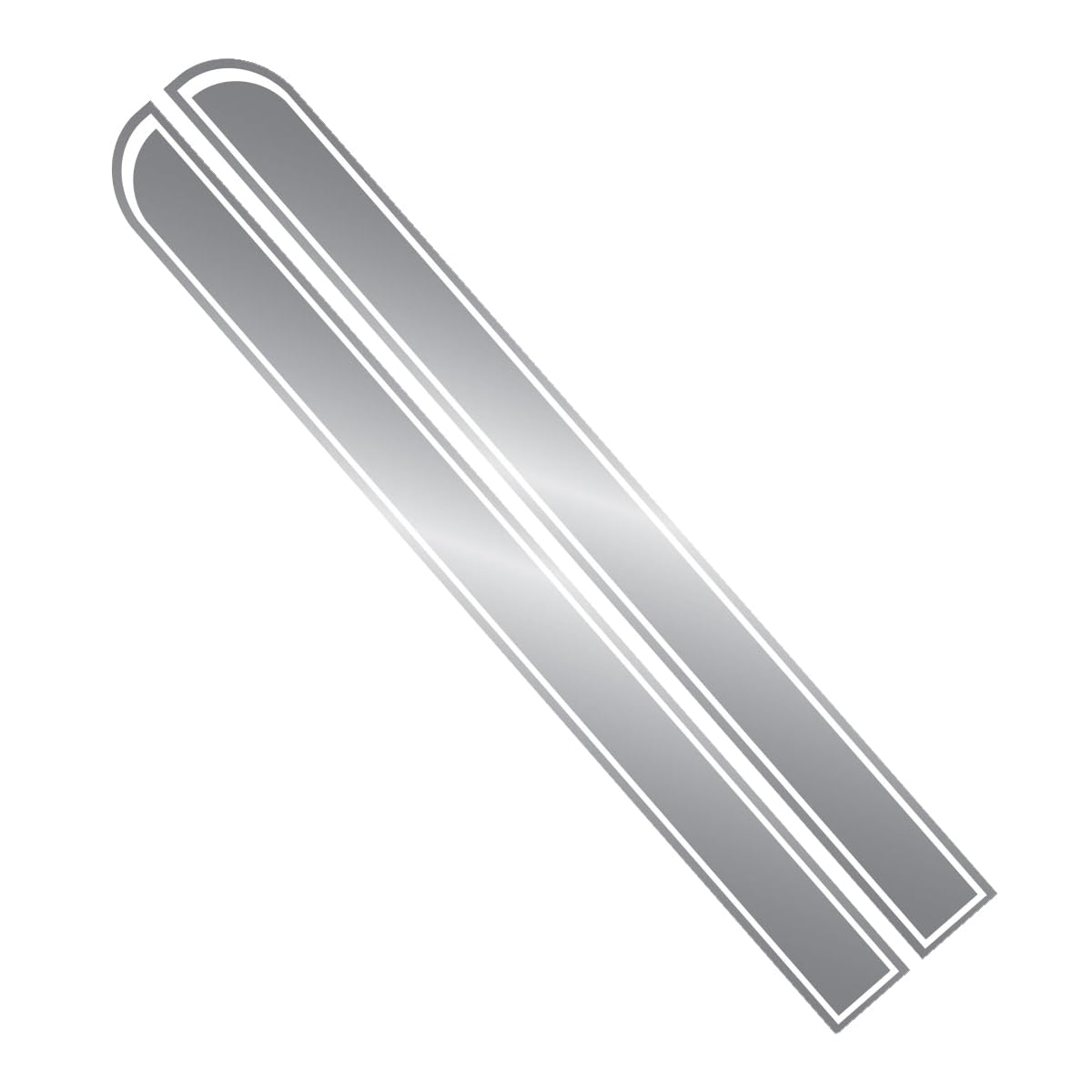 Ambiance Sticker Auto-Motorhaube, Aufkleber, Racing Body Side Stripe Decal, Dach Rock Stoßfänger Stripe Decal Vinyl Modifizierte Stripe Decal Car Dekor Silber – 1 Paar 129 x 24 cm Ambiance Sticker Auto-Motorhaube, Aufkleber, Racing Body Side Stripe Decal, Dach Rock Stoßfänger Stripe Decal Vinyl Modifizierte Stripe Decal Car Dekor Silber – 1 Paar 129 x 24 cm von Ambiance Sticker