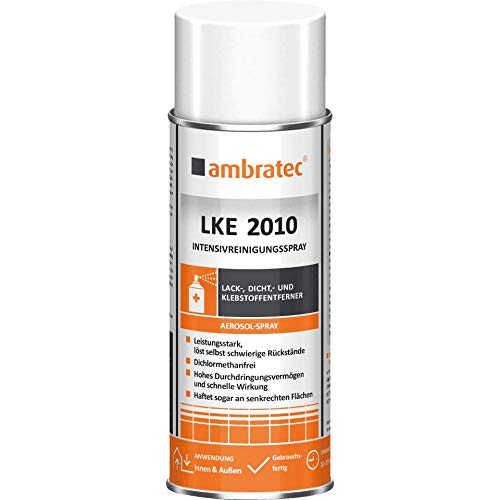Ambratec LKE 2010 dichlormethanfreies Spezialprodukt mit starker Lösekraf entfernt Lack-, Dicht- und Klebstoffe, Harze, Teer, Fette, Schmier- und Gleitmittel von Ambratec