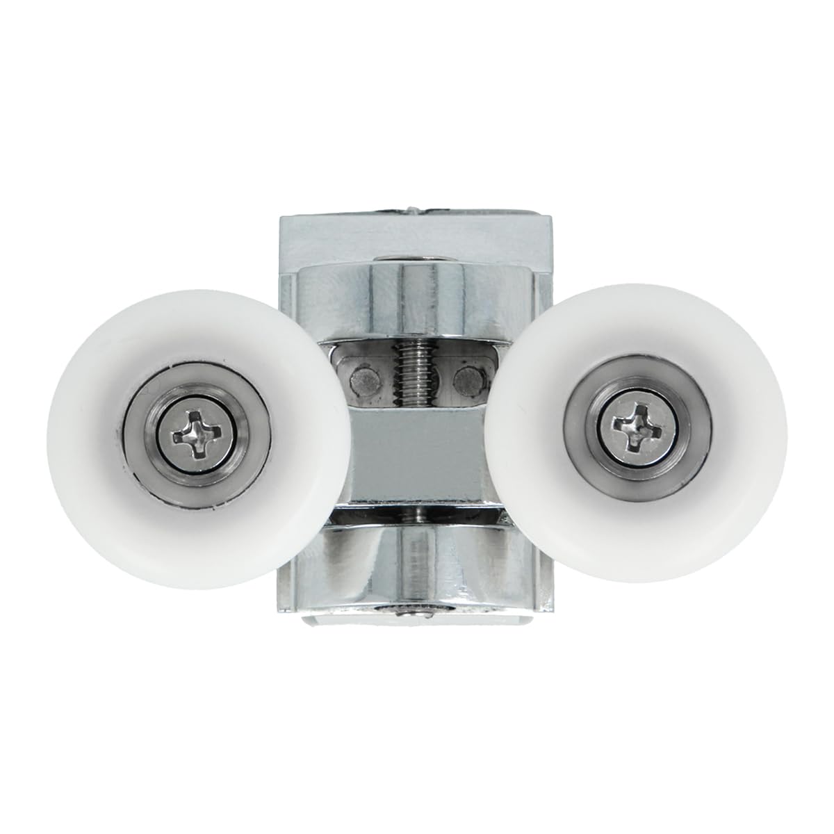Amig - Duschabtrennungsrolle | Ø25 mm | Für Trennwände mit 6 mm Dicke | Klammern aus verchromtem Zamak | Nylonräder | Sanftes und langlebiges Gleiten Amig - Duschabtrennungsrolle | Ø25 mm | Für Trennwände mit 6 mm Dicke | Klammern aus verchromtem Zamak | Nylonräder | Sanftes und langlebiges Gleiten von Amig