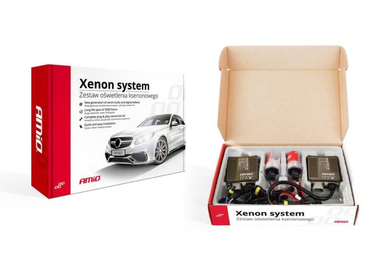 Set S1068 Canbus H4-3 6000K Bixenon von Amio