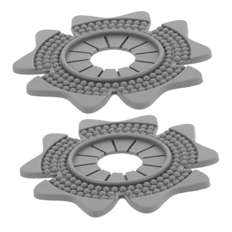 Amosfun 1 Paar Wischerlochschutz Scheibenwischerabdeckung Sandwischer Auto-Wischer-Schutzhülle Regen Überschuhe Autowaschwischerbrett aus Silikon Wischerarmabdeckung Wischerhaube PVC Grey von Amosfun