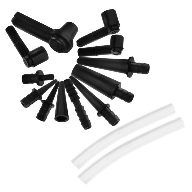 Amosfun 1 Satz Bremsflüssigkeitsentlüftungsanschluss Wechselabsauganschlüsse Spüladapter Entlüftungssiphon Kfz Schlauchadapter Entfernung Ölentlüftungsanschluss Pumpe Hydraulik Auto von Amosfun