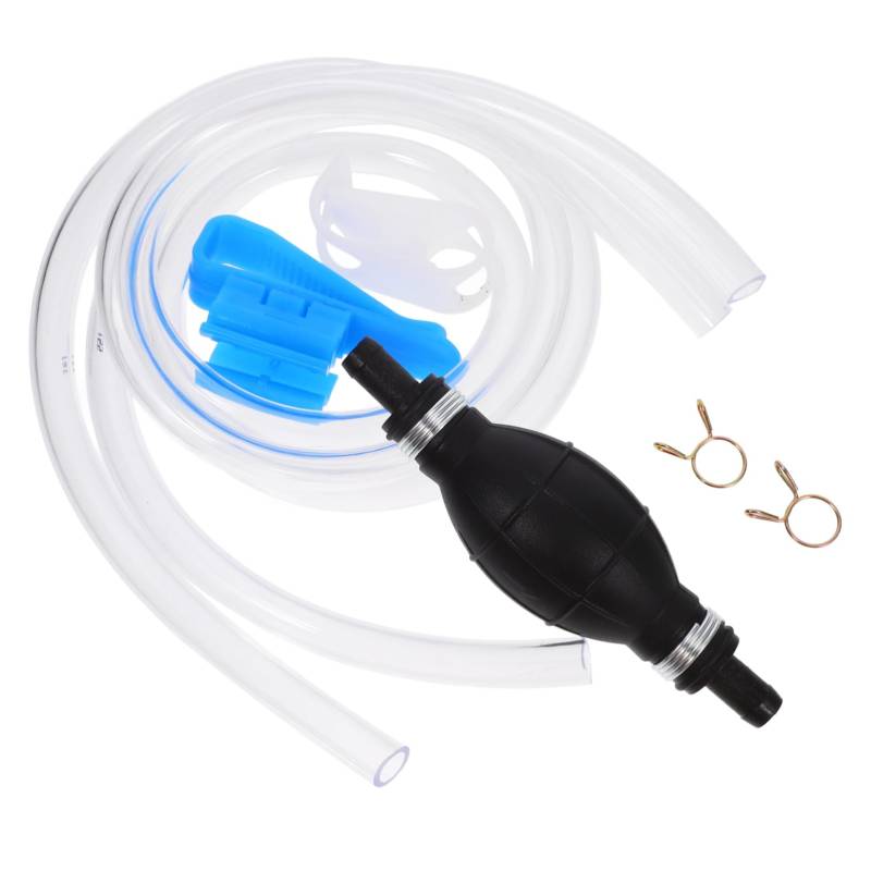 Amosfun 1 Satz Manuelle Ölpumpe Vakuumpumpenöl Schlauch Siphonpumpe für Öl überweisen Handkraftstoffpumpe Benzin Benzinübertragungspumpe Wasserheberpumpe Abs Transparent von Amosfun