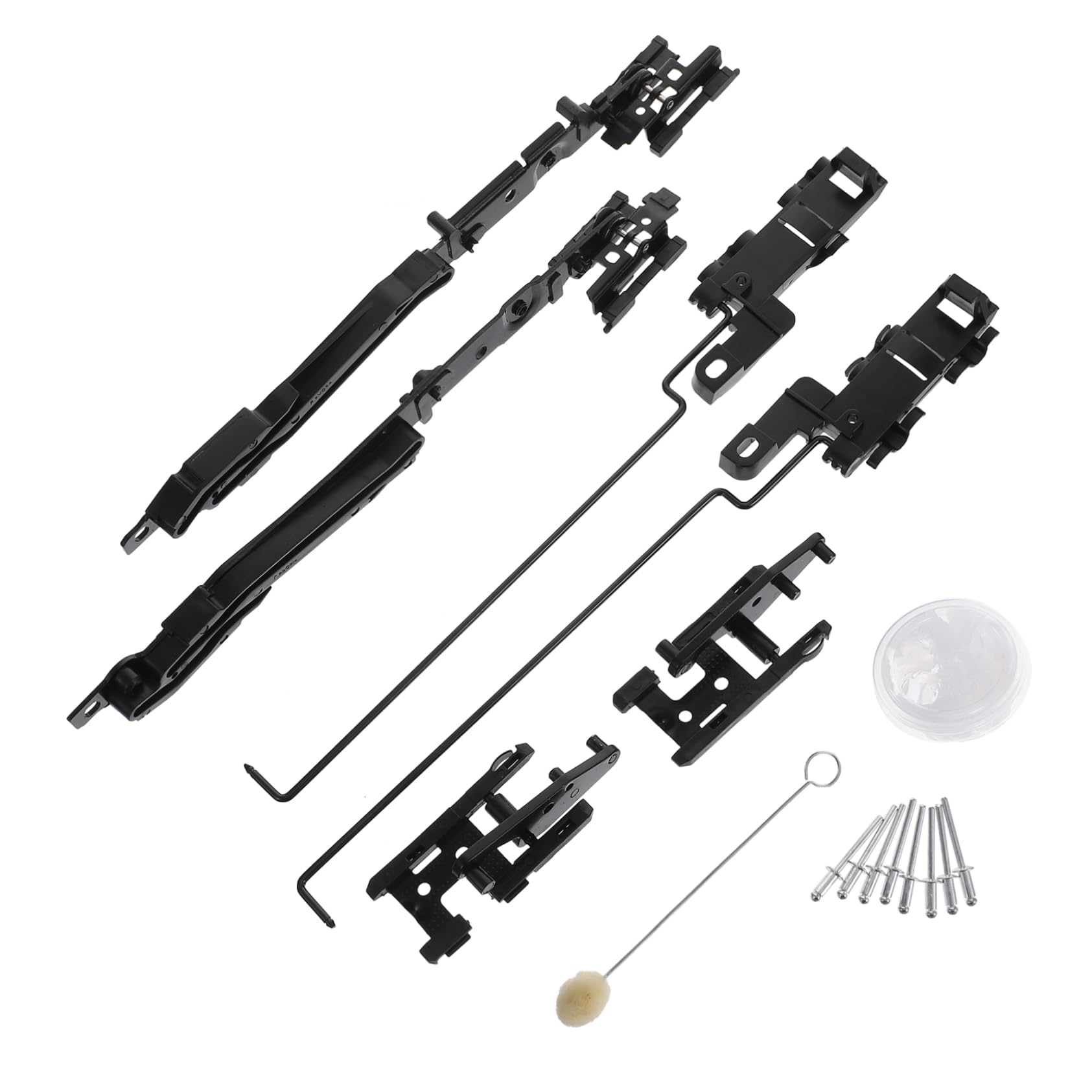 Amosfun 1 Satz Schiebedach Reparatursatz Reperatur-Teile Fenster Bausatz Montage Ersatz Autozubehör Autoreparaturwerkzeug Autoreparaturzubehör Eisen Schwarz Amosfun 1 Satz Schiebedach Reparatursatz Reperatur-Teile Fenster Bausatz Montage Ersatz Autozubehör Autoreparaturwerkzeug Autoreparaturzubehör Eisen Schwarz von Amosfun