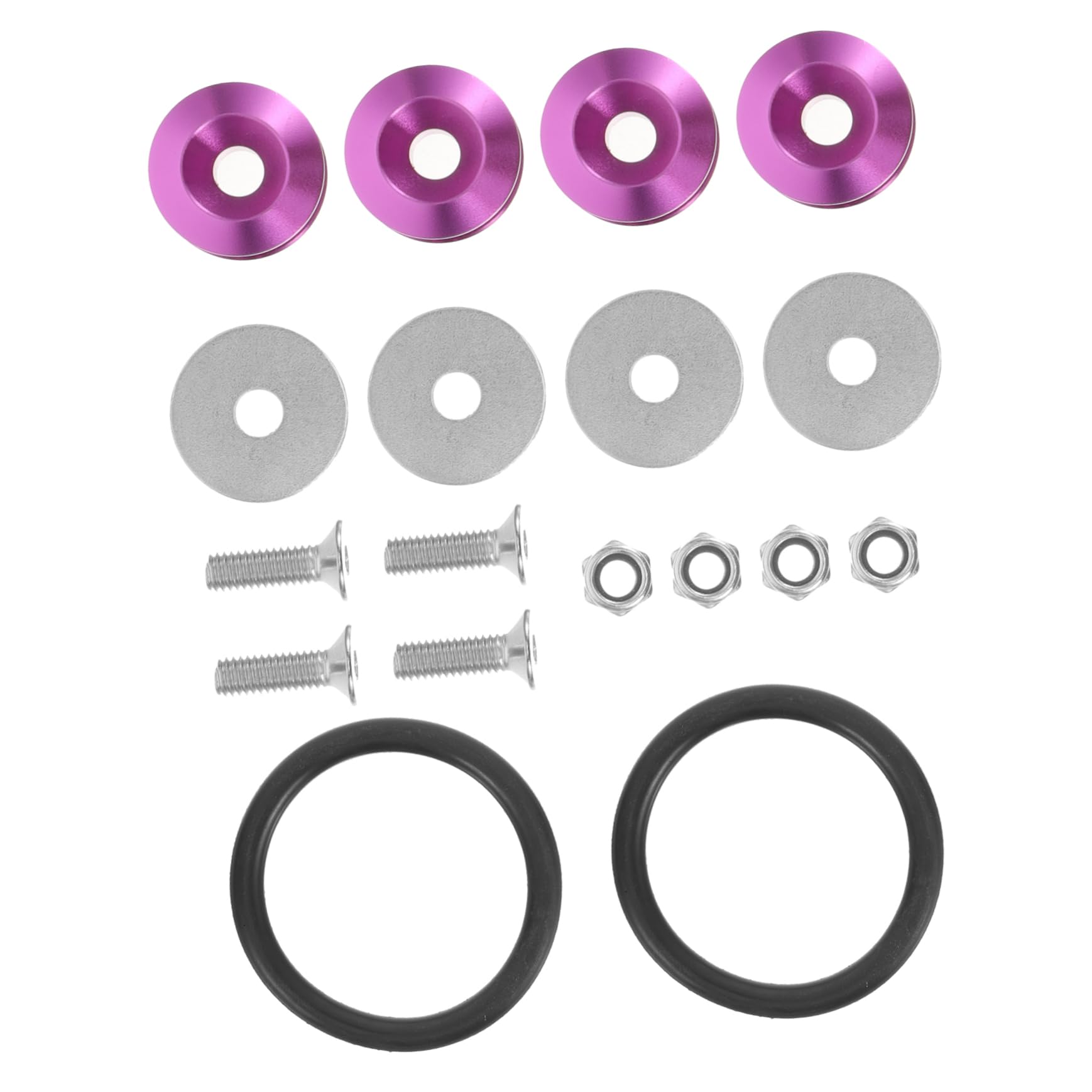 Amosfun 1 Satz Stoßstangenbefestigungsschnalle Clips Universal- Freigeben Verriegeln Rückseite Automobil Stoßstangenhalter Haube Ö Aluminium Stamm Befestigungsclip Violett Rostfreier Stahl Amosfun 1 Satz Stoßstangenbefestigungsschnalle Clips Universal- Freigeben Verriegeln Rückseite Automobil Stoßstangenhalter Haube Ö Aluminium Stamm Befestigungsclip Violett Rostfreier Stahl von Amosfun