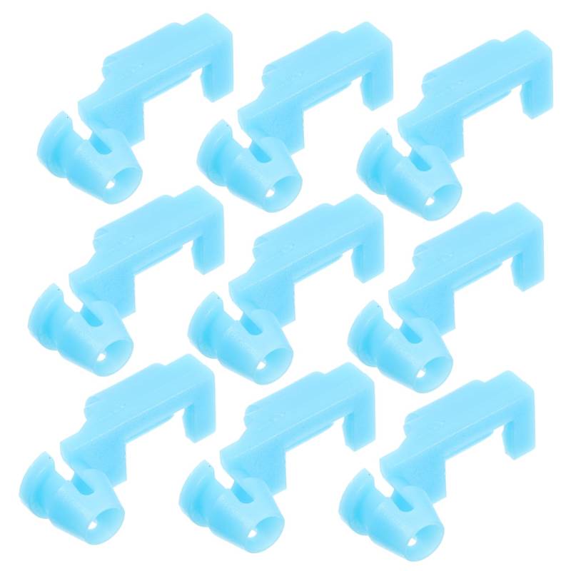 Amosfun 10 Stück Türschlosshebel Fixierer Pflicht Türschloss Clip Heckklappengriffstangen Clip Autogriffstangen Clip Profil Heckklappengriff Clip Heckklappenstangen Halteclips von Amosfun