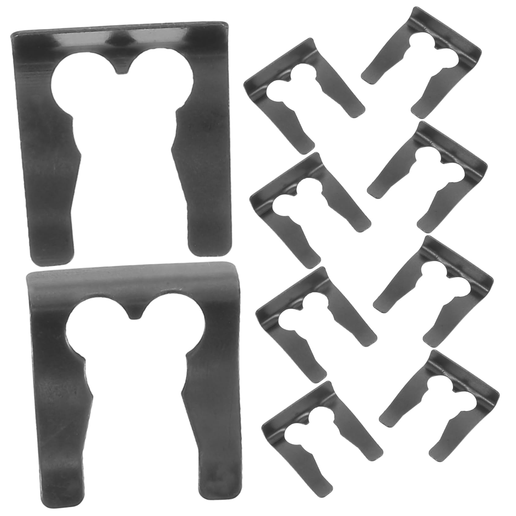 Amosfun 10 Stück Vordere Bremsleitungsklemmen aus Billet Kabelhalter Automobil Klemmhalterungsverriegelung Befestigungselemente für Autoclips Schaltzugklemme Eisen Schwarz Amosfun 10 Stück Vordere Bremsleitungsklemmen aus Billet Kabelhalter Automobil Klemmhalterungsverriegelung Befestigungselemente für Autoclips Schaltzugklemme Eisen Schwarz von Amosfun
