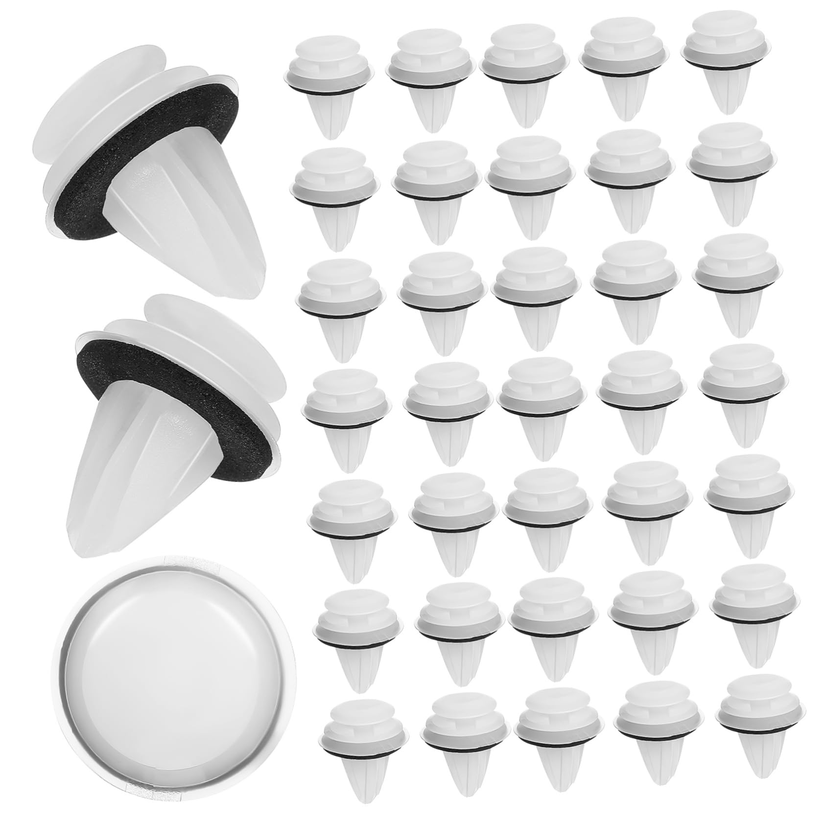 Amosfun 100 Stück Schnalle der Türverkleidung Auto-Push-Halteklammern Clips trimmen Türverkleidungs-Halteclip Autoteile fürs Auto Türverkleidungsclip Plastik Weiß Amosfun 100 Stück Schnalle der Türverkleidung Auto-Push-Halteklammern Clips trimmen Türverkleidungs-Halteclip Autoteile fürs Auto Türverkleidungsclip Plastik Weiß von Amosfun