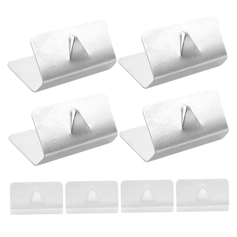 Amosfun 12Stücke Wind Deflector Clips for Cars Durable Metal Retaining Clips for Rain Protection Wind Channel Easy Installation for Enhanced Visibility and Comfort von Amosfun