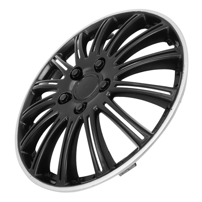 Amosfun 14 Auto Radkappen Radkappen Nabenabdeckungen Mini Civic Lenkrad Autozubehör Universal Felgen Raider Strass Räder para Wheel Center Caps Auto Radkappen Blauer Kunststoff von Amosfun