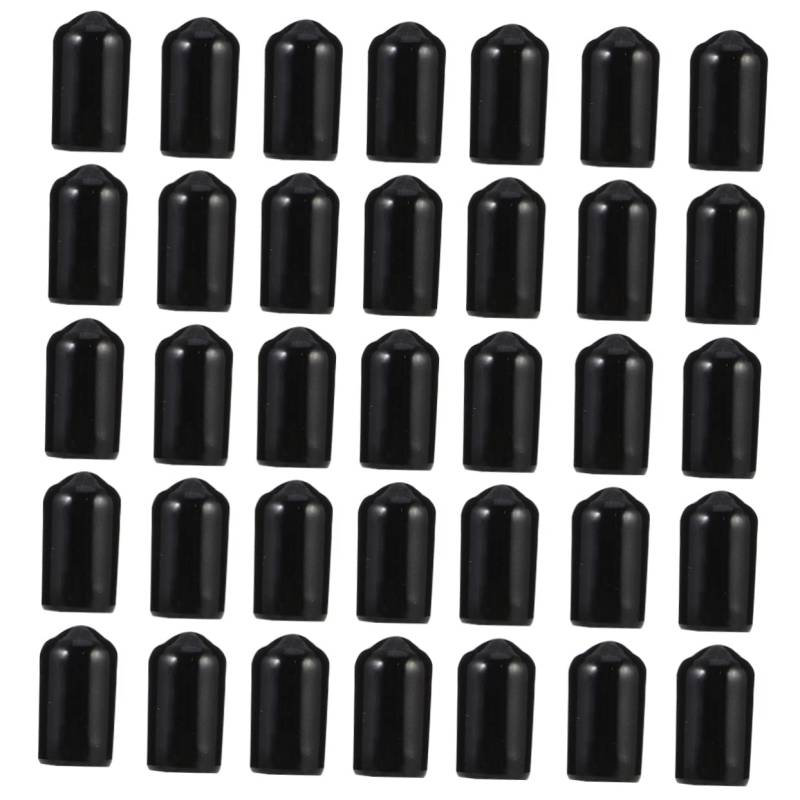 Amosfun 150 Stück Isolierende Schutzhülse Beschützer Abdeckung Stoßverbinder Isolierte Hülse Isolierter Stiefel Pvc Black von Amosfun
