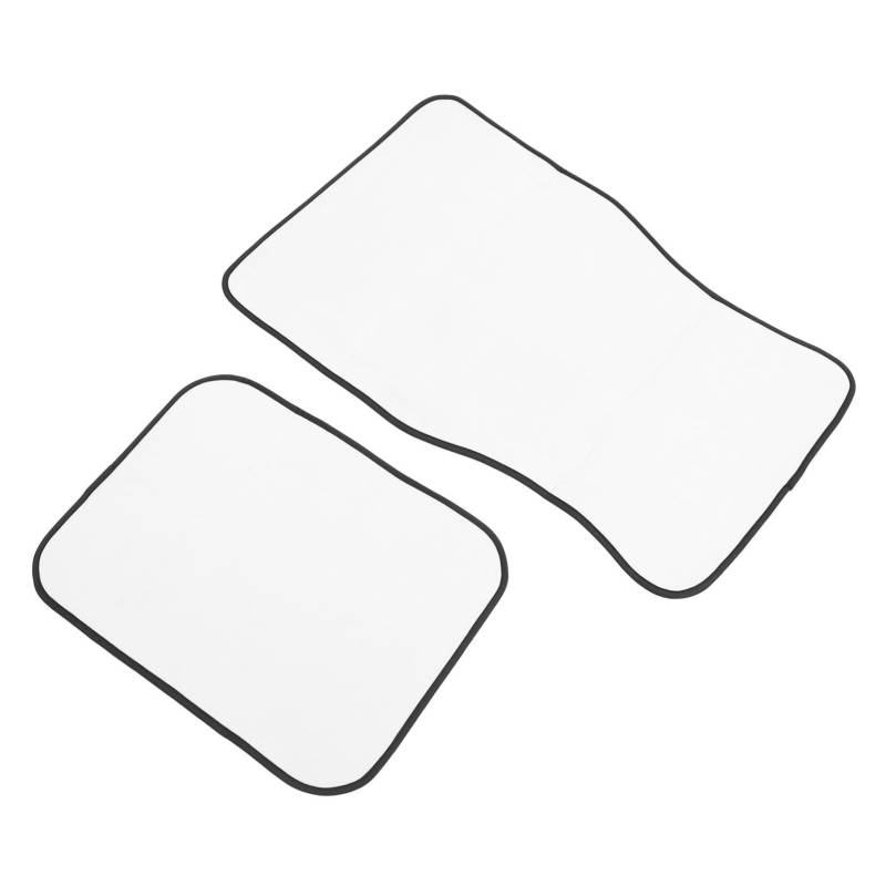 Amosfun 1Satz Auto Fußmatten Mit Sitzkissen rutschfest Und Anpassbar Für DIY Designs Komfortable Abdeckung Für Autositz Und Bodenmatte Autozubehör von Amosfun