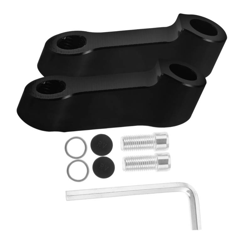 Amosfun 1Satz Rückspiegelverlängerungshalterung Aus Robuste Spiegeladapter Für Verbesserte Sicht Für Motorräder Und Elektrofahrräder Einfache Installation von Amosfun