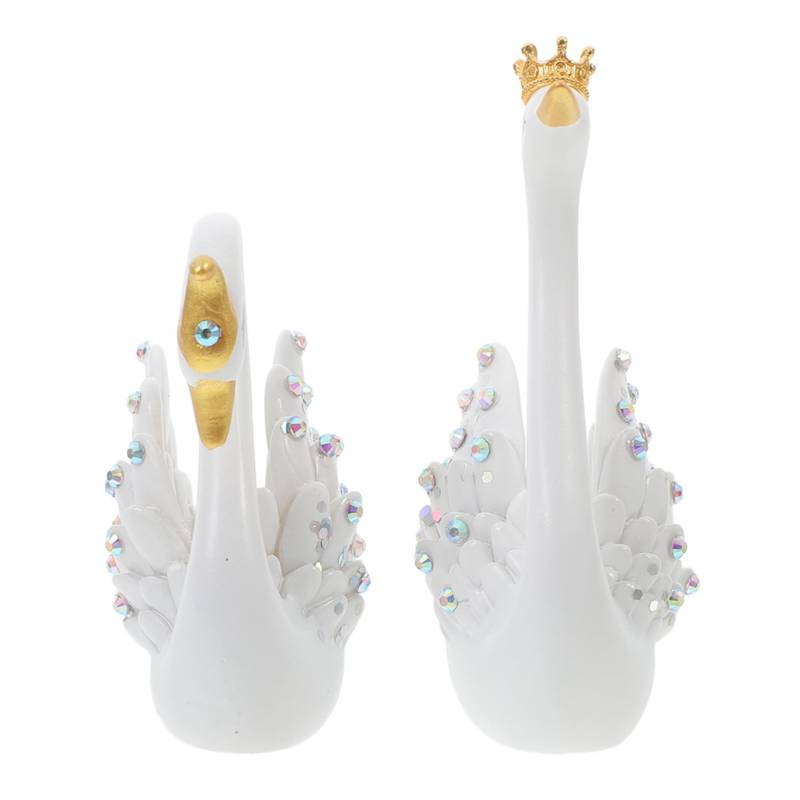 Amosfun 2 Stück Auto Ornamente Auto Armaturenbrett Ornament Innenraum Dekorationen Für Das Armaturenbrett Auto Süßer Schwan Süße Auto Dekoration Süßes Armaturenbrett von Amosfun