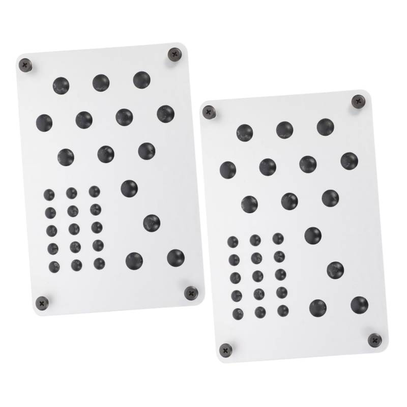 Amosfun 2 Stück Autopedale Blau Autoteppichpolster Autopedalpolster Pedalteppich Trittfußstütze Automatten Füße Boden Fußpedalmatte Patch X Fahrerinnenraum Focus Aluminiumlegierung Silber von Amosfun