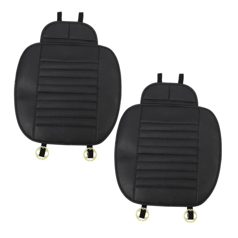 Amosfun 2 Stück Autositzschoner Babysitzschoner Für Autositzbezug Autositz Sitzschutz Sitze Blau Autozubehör LKW Sitzschoner Autozubehör Schwarz Pu Leder von Amosfun