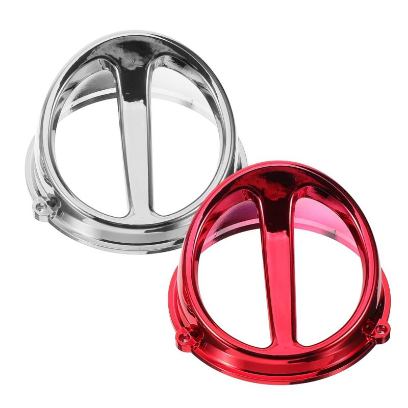 Amosfun 2 Stück Motorlüfterabdeckung Ersatz Motorrad Entlüftungsschaufelabdeckung Motorlüfter Motorradabdeckungen Fahrrad Motorradzubehör Motorrad Motorlüfterkappe Lufteinlass Abs von Amosfun