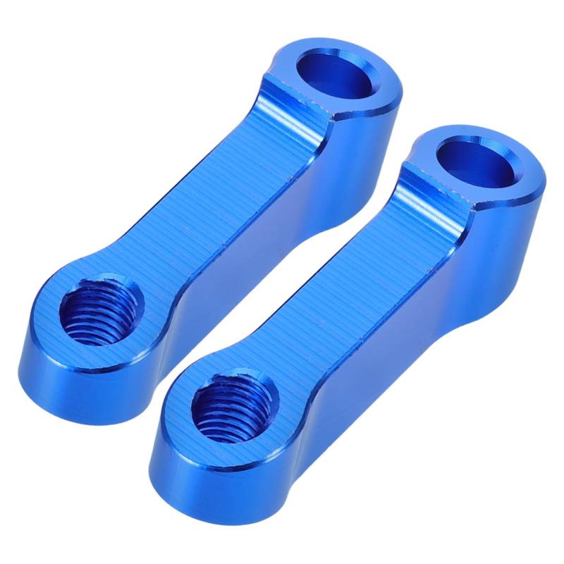 Amosfun 2 Stück Rückspiegelverlängerung Sitz Motorrad Lenkerendspiegel Rückspiegelerhöhung Chrom Extender Halterungen Rückspiegelhalter Für Motorradhalterung Aluminiumlegierung von Amosfun