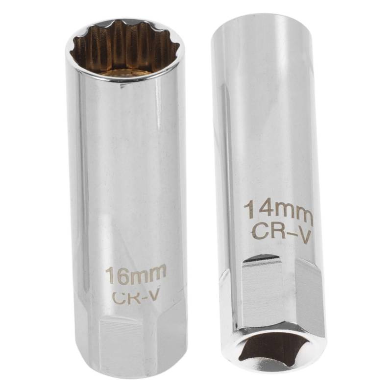 Amosfun 2 Stück Zündkerzen Entfernungsschlüssel Zündkerzenstecker Magnetisch Schwarz Universal Zündkerzenstecker Entfernungswerkzeug Zündkerzen Werkzeug Zündkerzenschlüssel von Amosfun