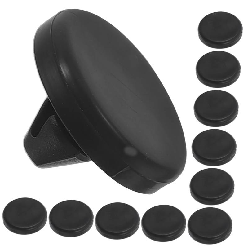 Amosfun 20 Stück Gummibischung schalten Universal- Bremsstopper Auto Teil Bremspedal-Anschlagpolster Schalterpedal-Kunststoffstopper auto versorgung Plastik Black von Amosfun