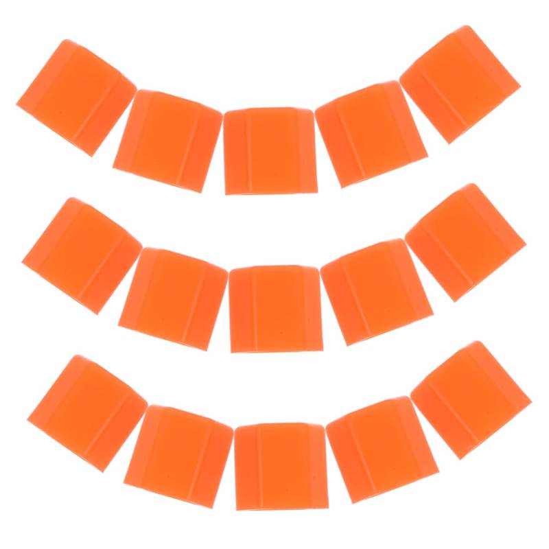 Amosfun 20 Stück Reifenschraubenkappen Detaillierung Autozubehör Cool Fluoreszierende Abdeckungen Schlüsselmutter Radnabe Chrom Reifenschraubenkappe Ersatz Orangefarbenes von Amosfun