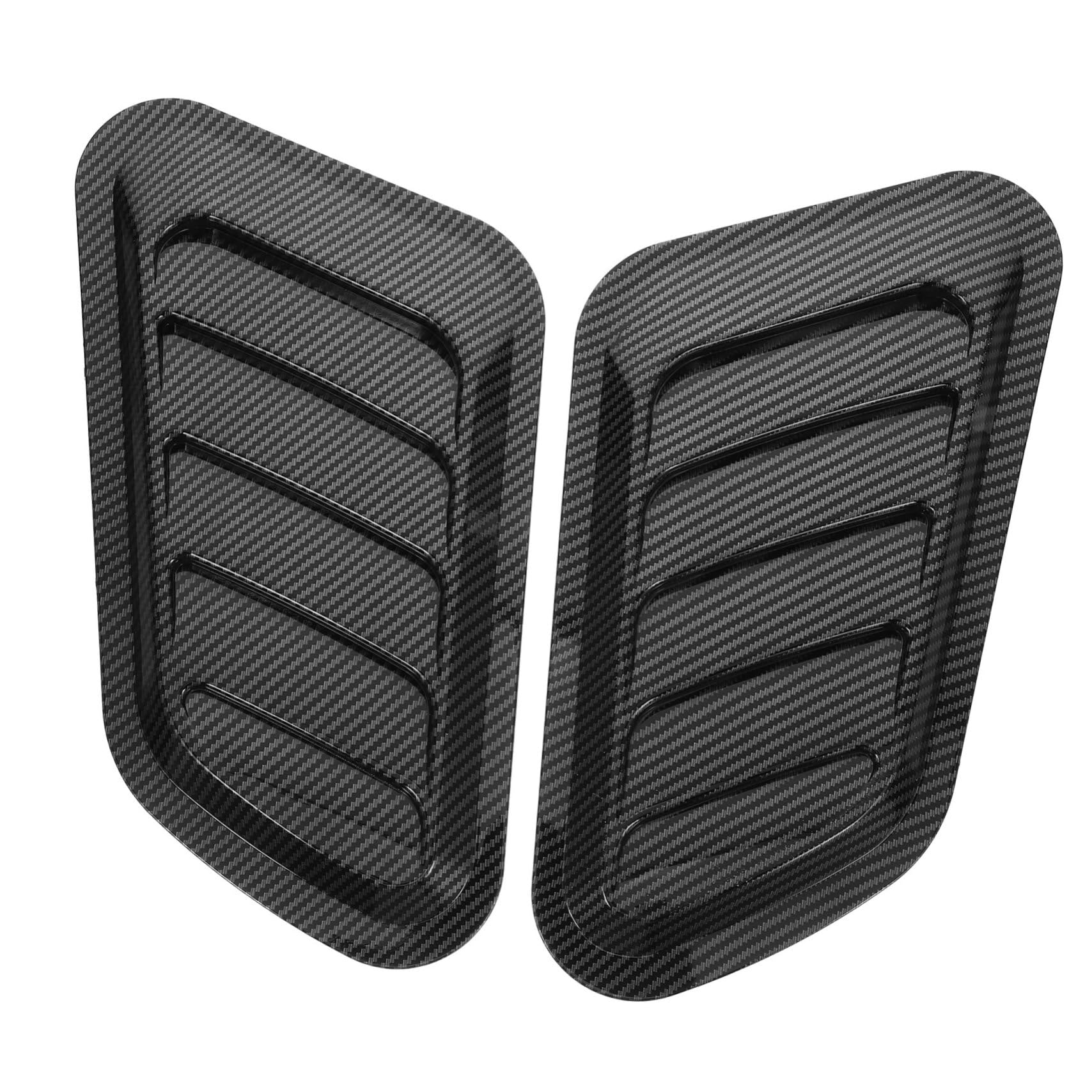 Amosfun 2Stücke Carbon Look Motorhauben Dekoration Seitliche Belüftungsöffnungen für Auto Leicht und Stabil Installieren kein Bohren Nötig Amosfun 2Stücke Carbon Look Motorhauben Dekoration Seitliche Belüftungsöffnungen für Auto Leicht und Stabil Installieren kein Bohren Nötig von Amosfun