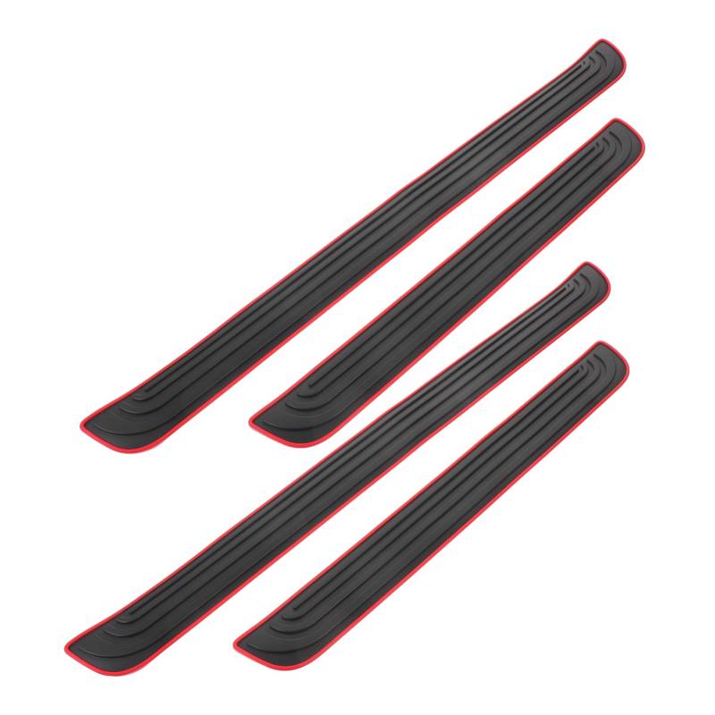 Amosfun 4 Stück Autotür Stufenschutz Türstopper Autotürschutz Türkantenschutz Einstiegsgeschützter Autotürkantenschutz Autotürschutz Türschwellenschutz Autoschutz PVC von Amosfun