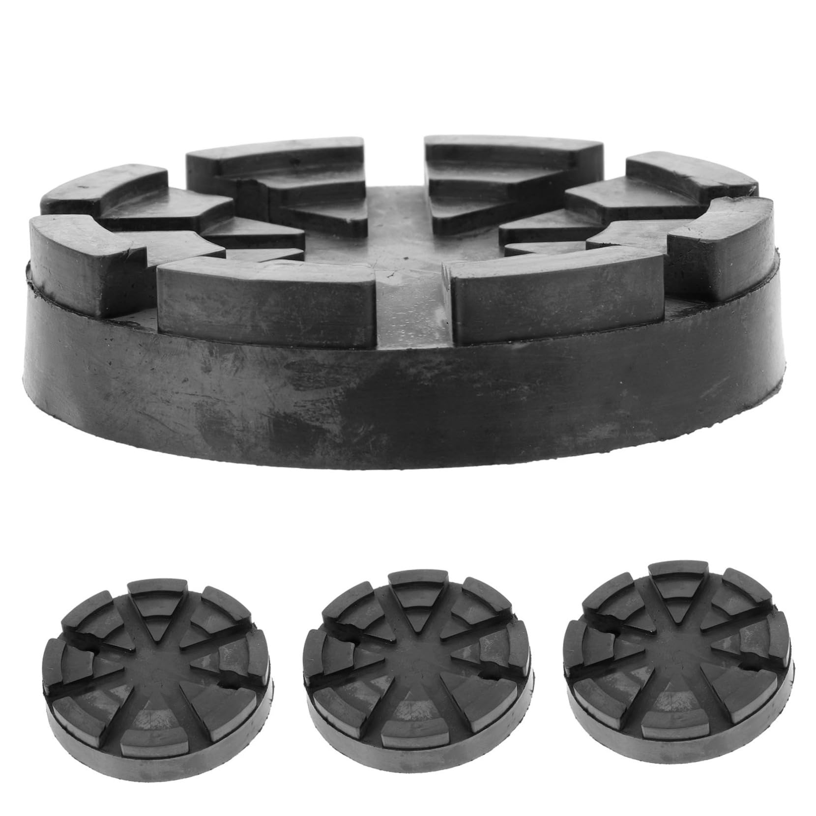 Amosfun 4 Stück Gummi -Pad -Tablett Bodenheberauflagen Bodenheber-Pad-Ständer-Pad-Lift-Wagenheber Autos rangierwagenheber Adapter Kfz-Wagenheberständer Gummimatte Schwarz Amosfun 4 Stück Gummi -Pad -Tablett Bodenheberauflagen Bodenheber-Pad-Ständer-Pad-Lift-Wagenheber Autos rangierwagenheber Adapter Kfz-Wagenheberständer Gummimatte Schwarz von Amosfun