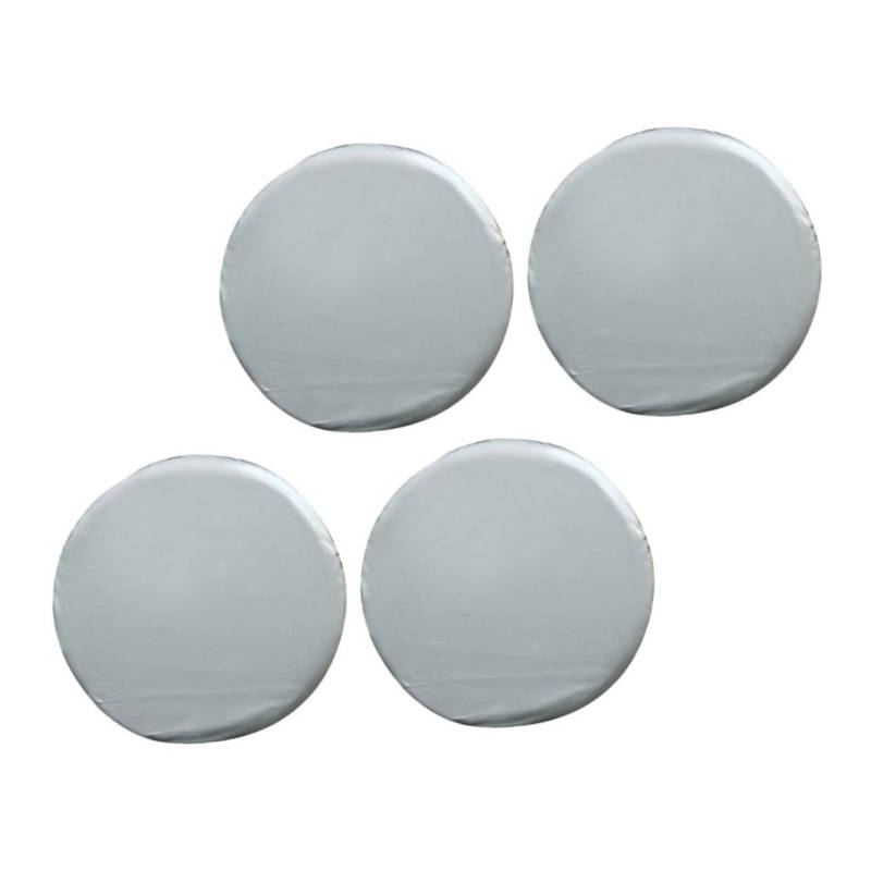 Amosfun 4 Stück Reifenabdeckung Rad Reifentasche Reifen wasserdicht autoreifen Oxford-Stoff Silver von Amosfun