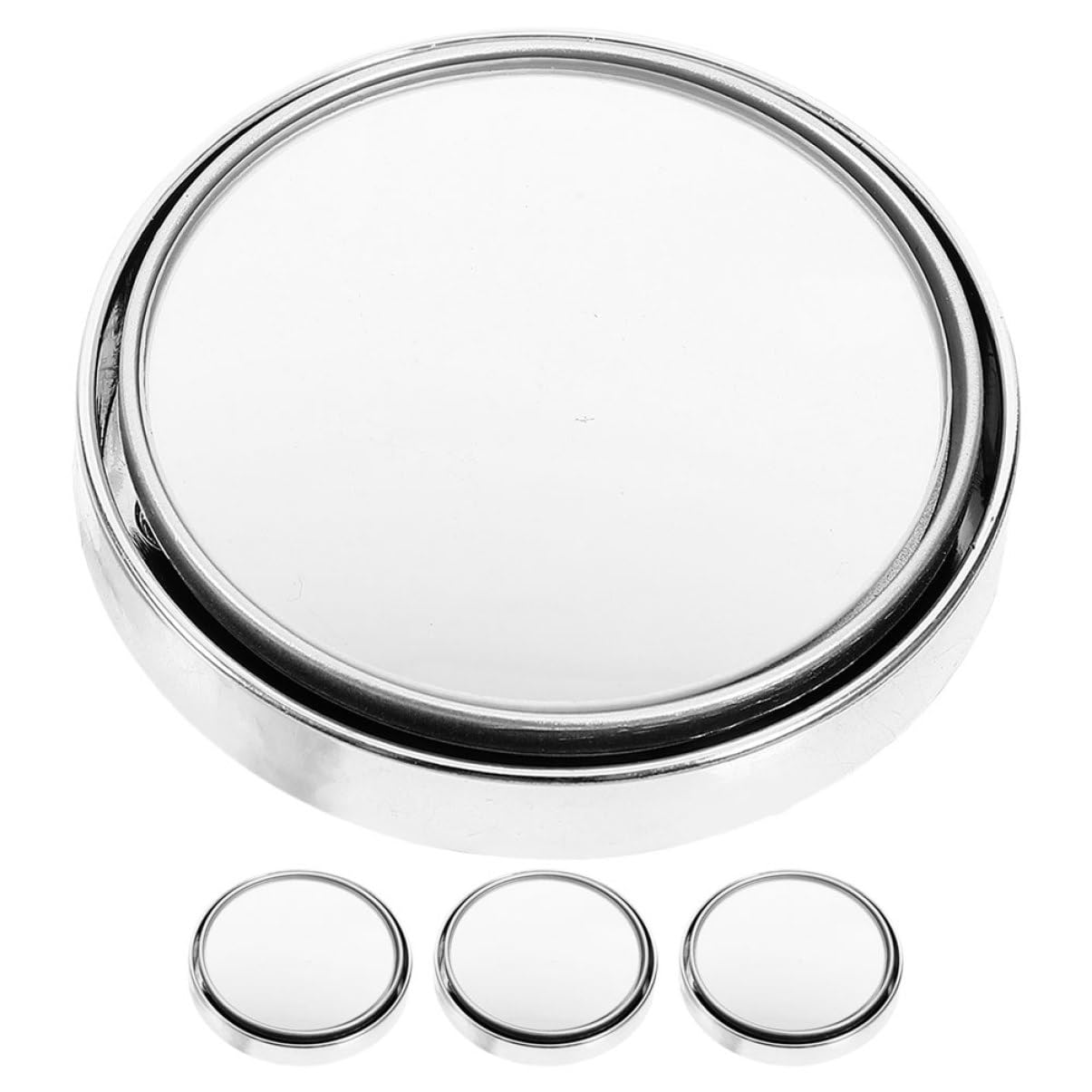 Amosfun 4 Stück Rückspiegeler Blindfleckspiegel Rückseite Auto für Fahren runden Toter- -Spiegel Blindspot-Spiegel Seitenspiegel toter Aluminiumlegierung Silver Amosfun 4 Stück Rückspiegeler Blindfleckspiegel Rückseite Auto für Fahren runden Toter- -Spiegel Blindspot-Spiegel Seitenspiegel toter Aluminiumlegierung Silver von Amosfun