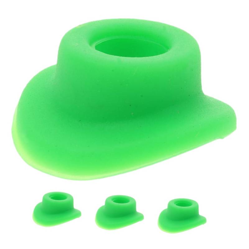Amosfun 4 Stück Ventilkappen Aus Silikon Reifenventil Reifenstopfen Automodifikationszubehör Ventildeckel Kfz Außenzubehör Reifenluftkappe SUV Zubehör Reifenkappen Hellgrün von Amosfun