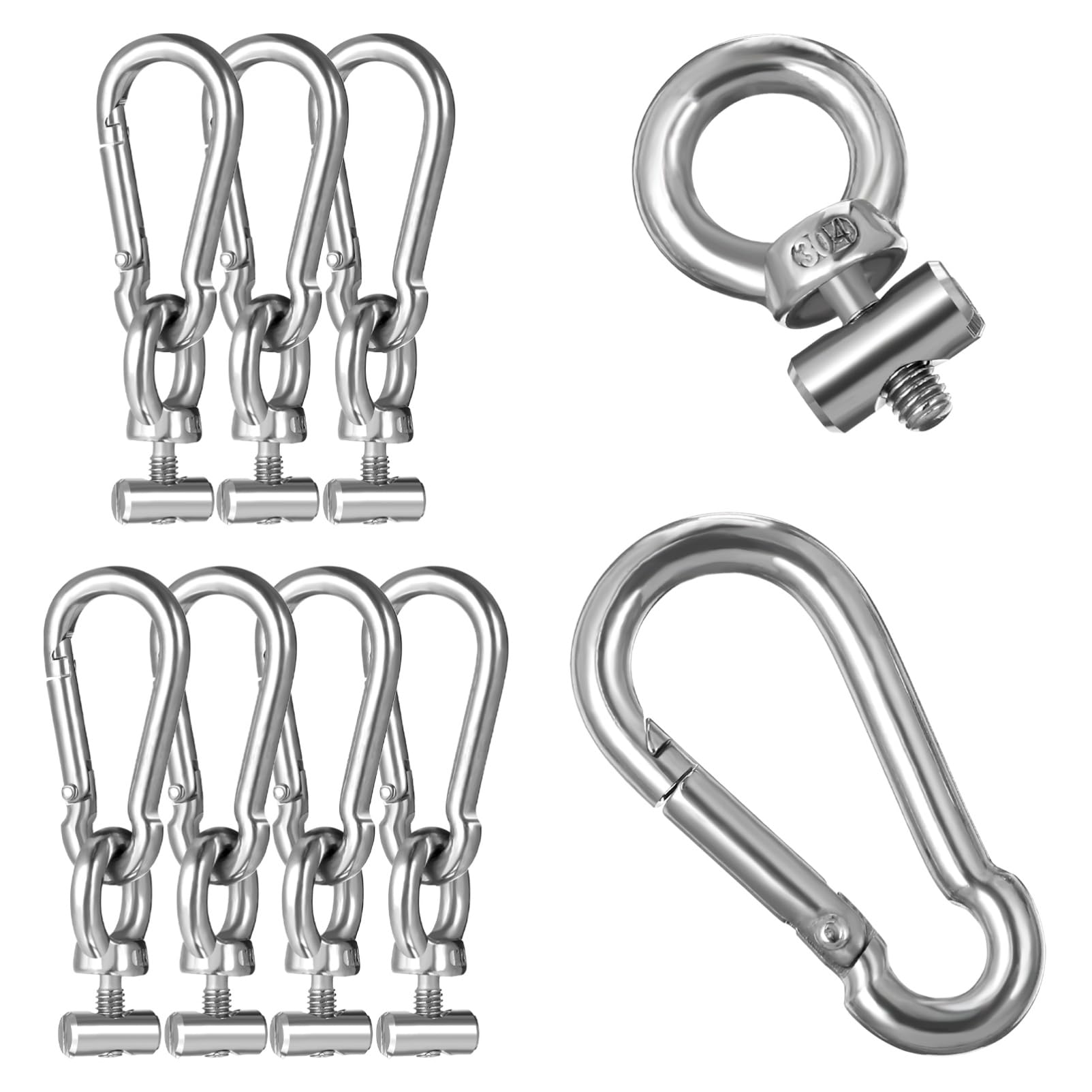 Amosfun 8 Sets Zurrösen Für Kajakschienenbolzen Kajak Ösenhaken Kajak Zurrösen Wohnmobilzubehör Kajakzubehör Silber Edelstahl Amosfun 8 Sets Zurrösen Für Kajakschienenbolzen Kajak Ösenhaken Kajak Zurrösen Wohnmobilzubehör Kajakzubehör Silber Edelstahl von Amosfun