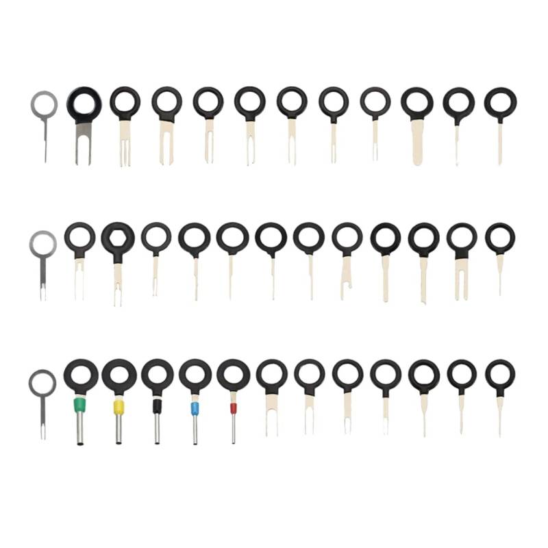 Amosfun 82Stücke Teiliges Auto Stecker Terminal Abzug Werkzeug Anschlussentfernungstool Für Kfz Motorräder Und Haushaltsgeräte Robustes Design Für Sichere Handhabung von Amosfun