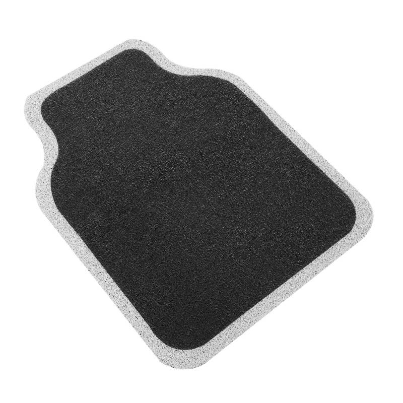 Amosfun Anti Rutsch Matte Schwarze Automatte Auto Bodenmatte Waschbare Unterlage Anti Front Fußmatten Willkommen Auto Bodenmatte Für Auto Autozubehör Auto Bodenmatte Bodenmatte Für Auto von Amosfun