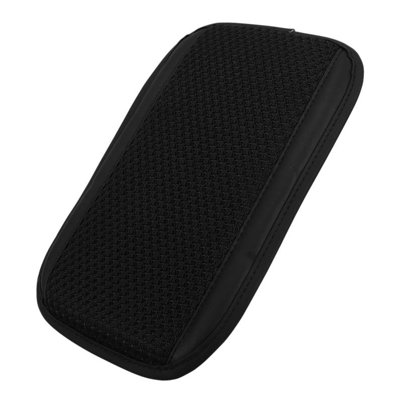 Amosfun Armlehnenmatte schützend Kissen Beschützer Unterlage Fahrzeug Pads Auto -Armlehre -Abdeckung Armlehnenbezug für Auto Armruhe für Auto Mittelkonsolenauflage Pu Black von Amosfun