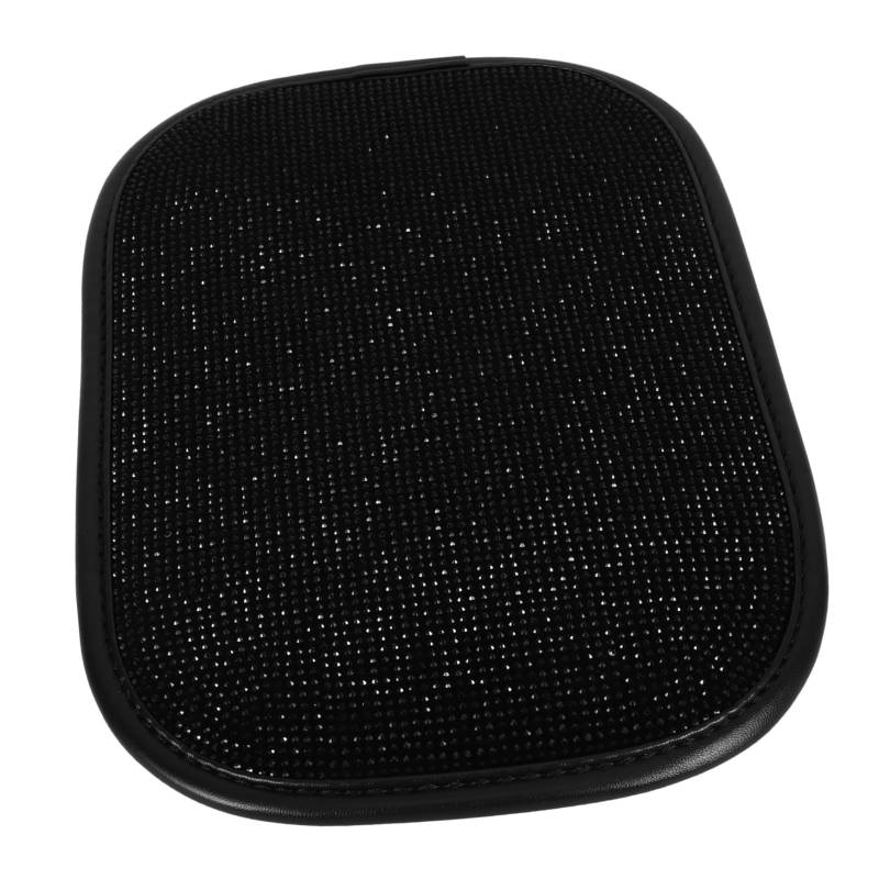 Amosfun Armruhe für Auto Auto-Mülleimer Autozubehör Innenraum auto zubehör Auto -Armlehre -Abdeckung Abdeckung Mittelkonsole Autozentrum Konsolenkissen Strasssteine Black von Amosfun