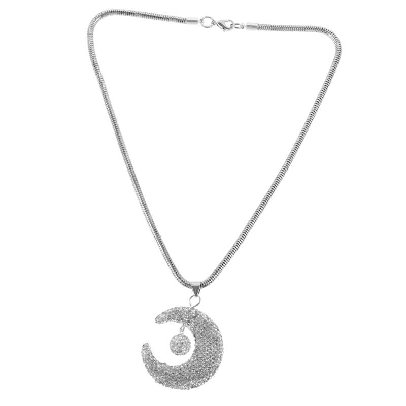 Amosfun Auto Rückspiegel Anhänger Mond Dekoration Hängend Für Innenraum Auto Ornament Mit Snake Chain Langlebig Und Für Autobesitzer von Amosfun