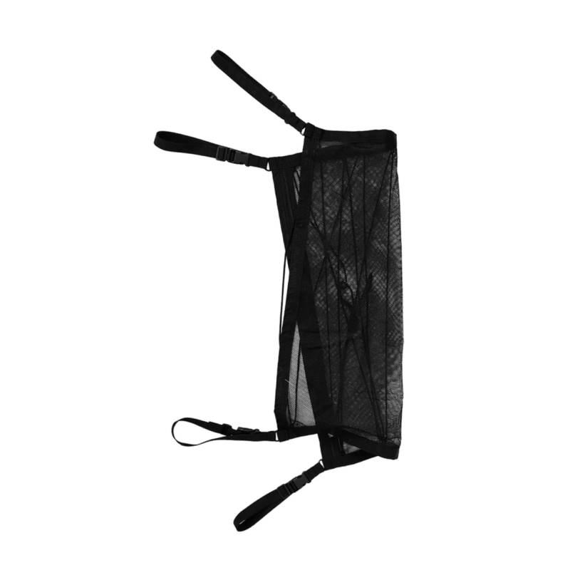 Amosfun Autofrachtorganisator Frachtnetz für Wagen Frachtnetz, Taschenaufbewahrungsnetz Decken-Ladungsnetz Auto-Deckennetz Gepäcknetz für Anhänger Polyester Black von Amosfun