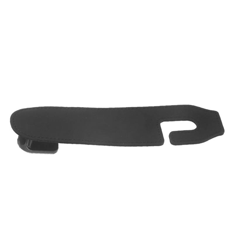 Amosfun Autohaken für Rückenlehnen-Organizer Handtaschen-Organizer Passagier Kopfstütze Universal- Pu Black von Amosfun