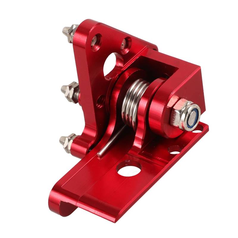 Amosfun Bremspedal Verstellbar Hebelpolster Teile Pedal Trittplatte Fußplatte Universelle Hinterradmontage Motorradteil Motorradzubehör Aluminiumlegierung Rot von Amosfun