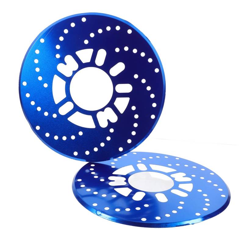 Amosfun Bremsscheibe Dekoratives Stück Scheibenbremse Ersatz Bremsscheibe Ersatz Scheibenbremse Auto Modifikation Bremse Auto Bremsscheibe Bremsscheibe Ersatzteile Blau Aluminiumlegierung von Amosfun