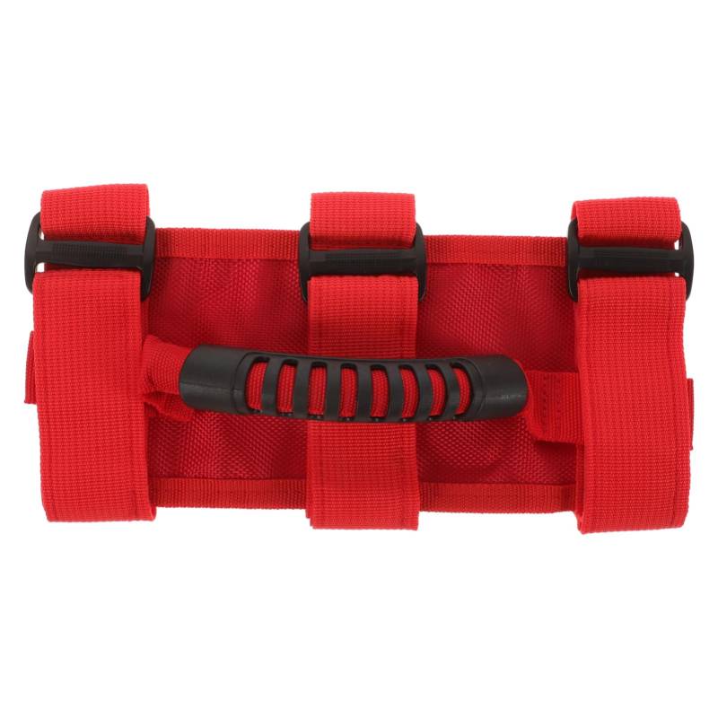 Amosfun Fahrzeug Assistenzgriff Autogriff Für Griff Mobilität Autodachgriff Autodach Assistenzgriff Greifauto Automobil Ältere Menschen Polyester Rot von Amosfun