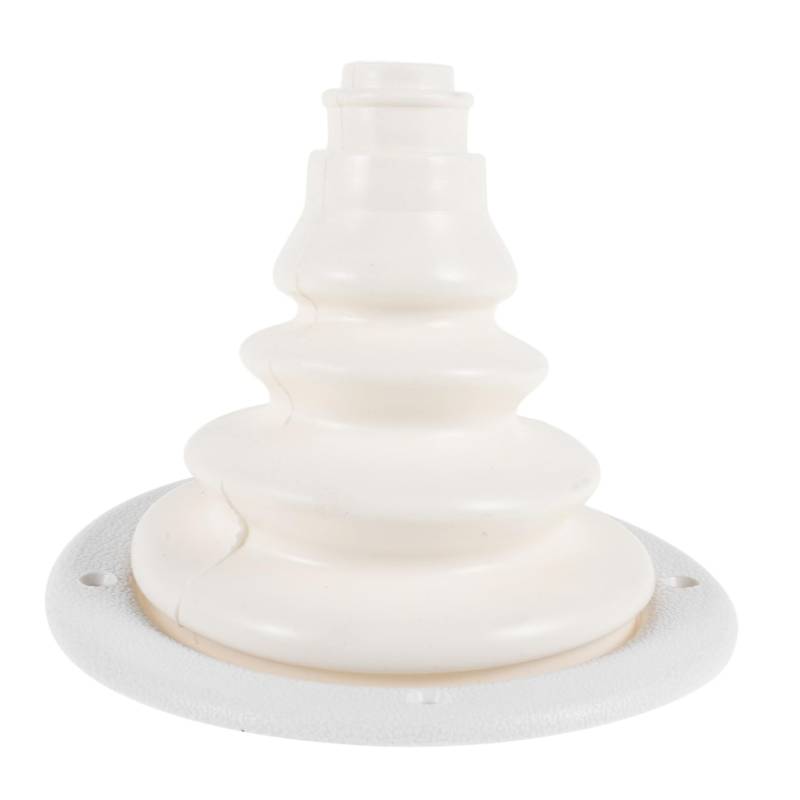 Amosfun Gewindeloch Schutzabdeckung Bootsschaltbalg Kabelformschutz Bootszubehör Marine Ersatz Scupper Stecker Für Bootskegel Yacht Kieselgel Weiß von Amosfun