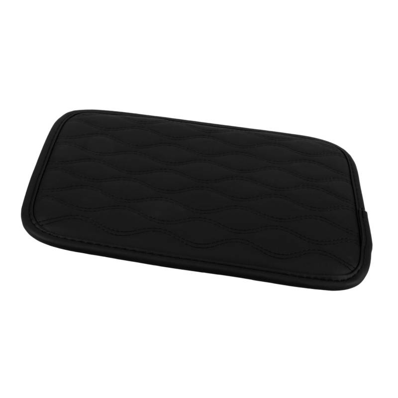 Amosfun Kasten Auto Armlehnenbox Matte Kissen Fahrzeug Pads Armlehnenabdeckungen Lkw Auto-armlehnenmatten Autoarmlehne Armlehne Mittelkonsole Für Ausruhen Black Pu-leder von Amosfun