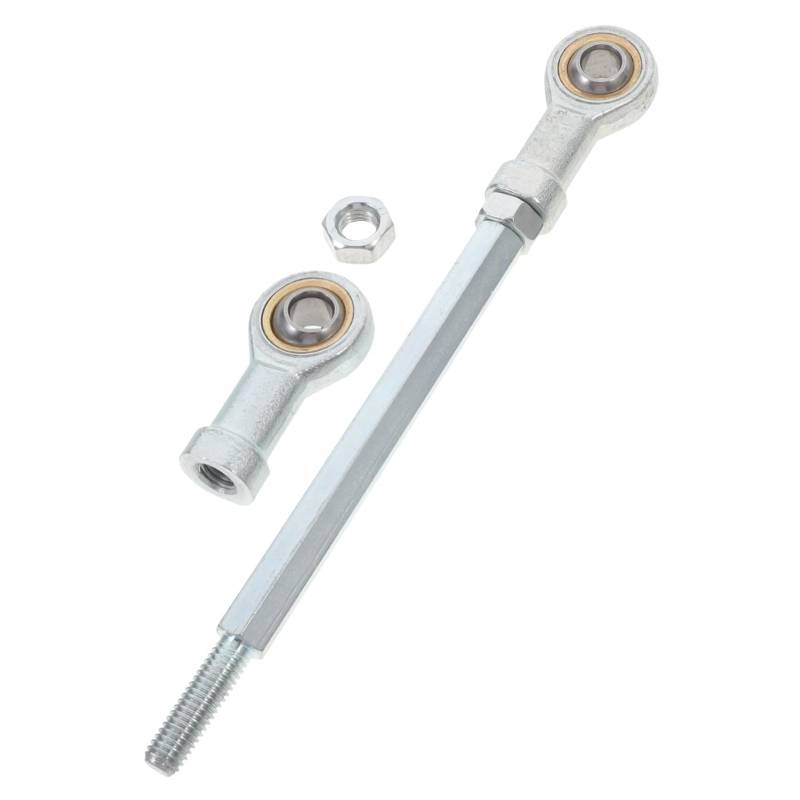 Amosfun Lenkungs Spurstangenkopf Baugruppe Automatisches Inneres Spurstangenkopf Für Ersatz Motorrad Vorderspurstange Atv Lenkungs Spurstangenbaugruppe Chrom Vanadium Stahl Silber von Amosfun