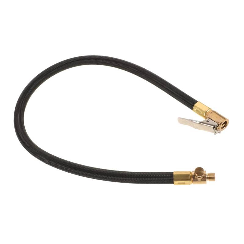 Amosfun Luftpumpenzubehör Autos Auto Pumpenrohr Auto Luftkompressorrohr Luftfüllschlauch Reifenfüller Verlängerung Luftpumpenrohr Luftschlauch Für Inflator Reifenschlauch Gummi Schwarz von Amosfun